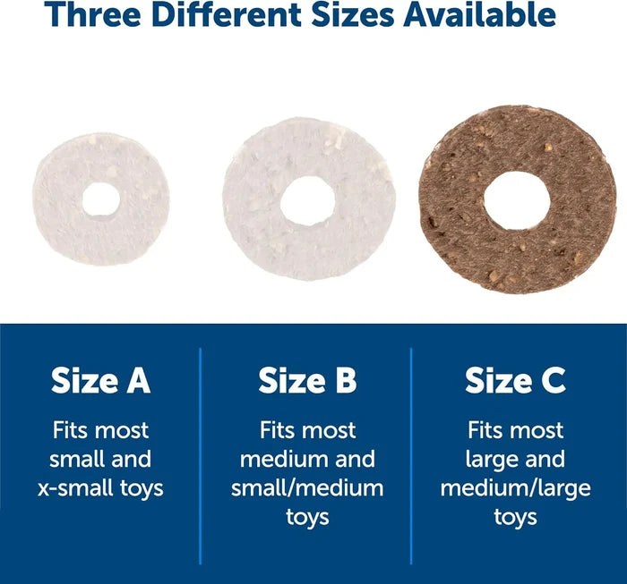Busy Buddy Treat Ring Variety Pack - Engaging Treat-Holding Toy Refill - Easy-Open Resealable Bags Happy Tails Pet Shop Store