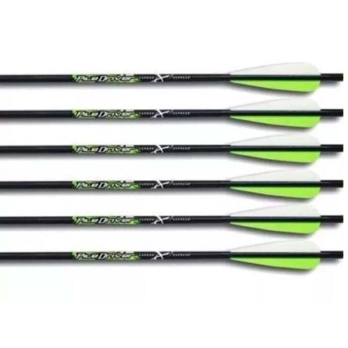 Carbon Express Piledriver Carbon Crossbow Bolts 20" Pack of 6