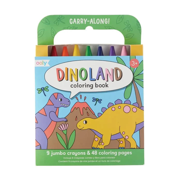 Carry-Along: Coloring Book Set Dinoland