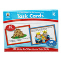 Carson Dellosa Grade K Write on/ Wipe Away Task Cards (CD 140332)
