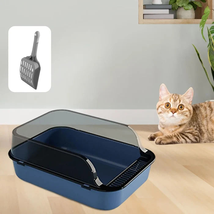 Cat Litter Box Kitten Potty Toilet for Small Medium Large Cats Small Animals Happy Tails Pet Shop Store