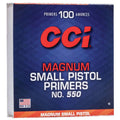 CCI Small Pistol Magnum Primers #550 Box of 1000
