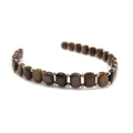 Chocolate Sapphire Plain Cushion Loose Beads