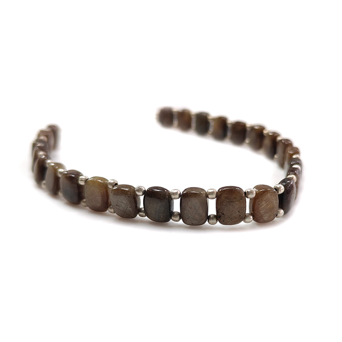 Chocolate Sapphire Plain Cushion Loose Beads