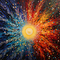 Colorburst Mandala  Paint by Numbers Kit