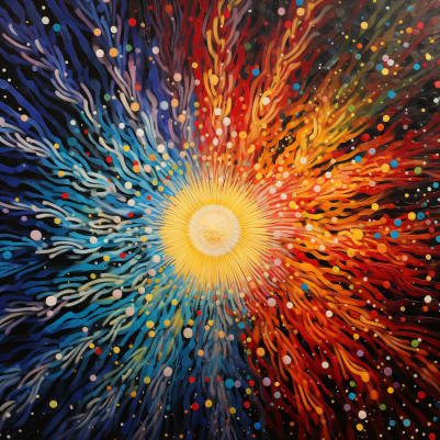 Colorburst Mandala  Paint by Numbers Kit