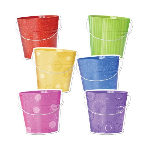 Creative Teaching Press Buckets Jumbo Accent Cut Outs (CTP 5986)
