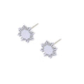 Dainty Minimalist Philippine Sun Stud Earrings 6.5mm