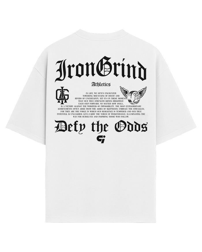 'Defy The Odds' Box T-Shirt