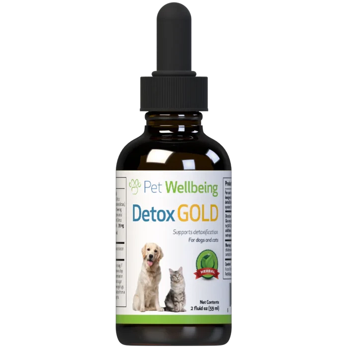 Detox Gold for Dogs & Cats - Gentle Detoxification & Elimination