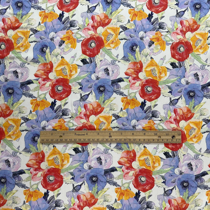 Digitally Printed Romi Satin - Rayon Fabric