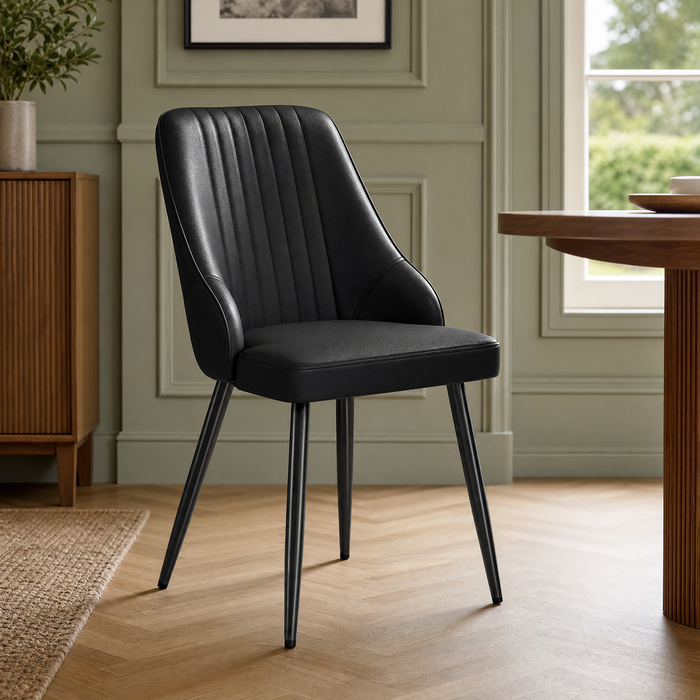 Dining Chairs with Ergonomic Backrest Set of 2/4