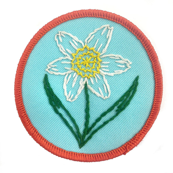 DIY Embroidery Patch Kit-Floral Pack