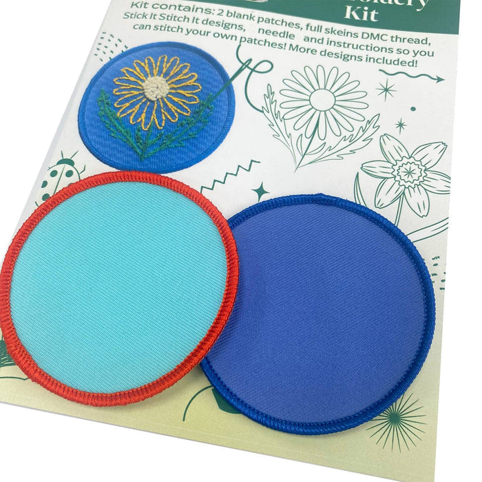 DIY Embroidery Patch Kit-Floral Pack