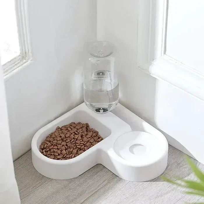 Double Dog and Cat Bowl-Pet and Food Bowl Set with, Pet Feeding Bowl Suitable for Cats and Small Dogs Happy Tails Pet Shop Store
