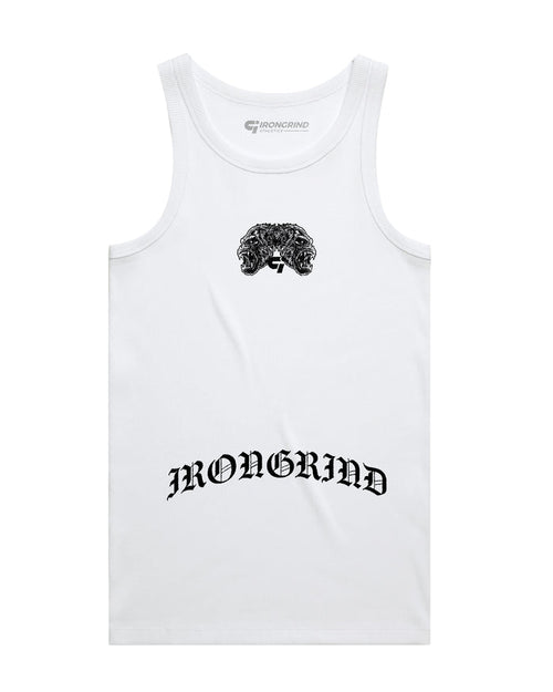 'Double G' Organic Rib Singlet