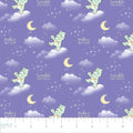 Care Bears Make a Wish Baby Wish Bear Purple Cotton Fabric