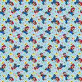 Nintendo® Mario and Mushroom Toss Cotton Fabric