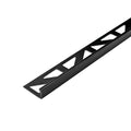 DUROSOL PVC L-Shaped Edge Trim 10mm - Black Trims Dural