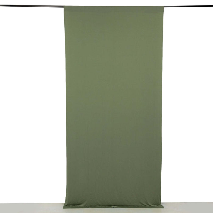 Olive green fabric backdrop for photography
