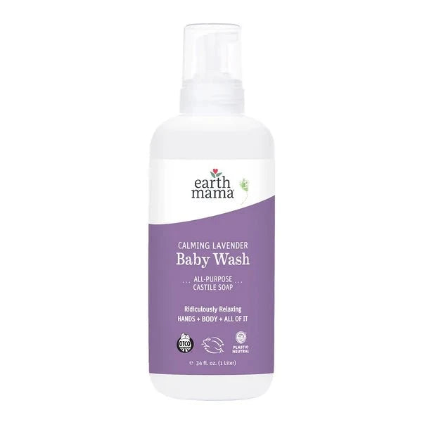 Earth Mama Calming Lavender Castile Baby Wash - Formuland