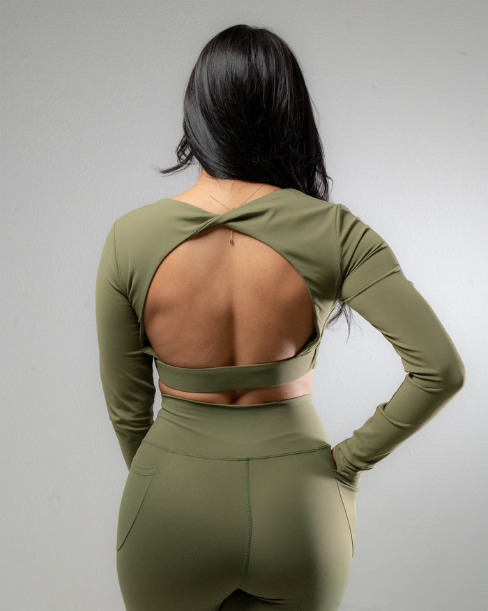 Eclipse Cropped Long Sleeve