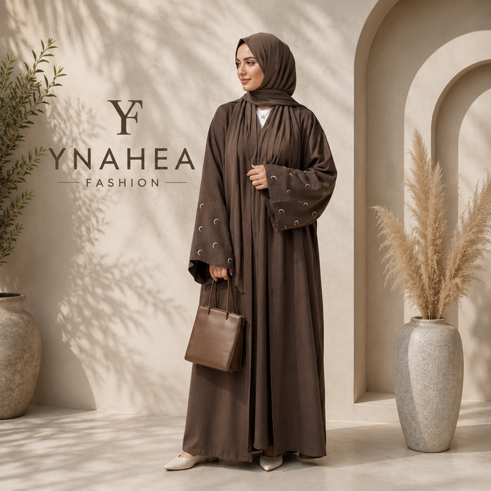 Elegant Embroidered Cardigan Robe from Turkey & Dubai