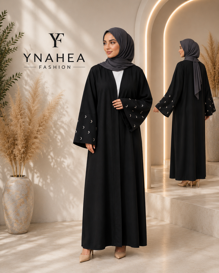 Elegant Embroidered Cardigan Robe from Turkey & Dubai