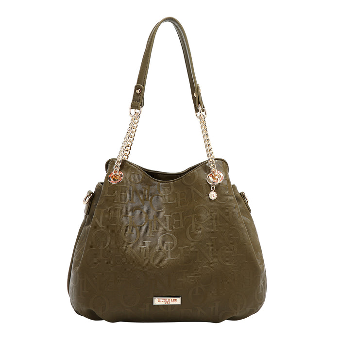 EMBOSSED ELEGANCE HANDBAG