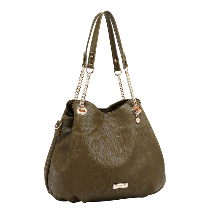 EMBOSSED ELEGANCE HANDBAG