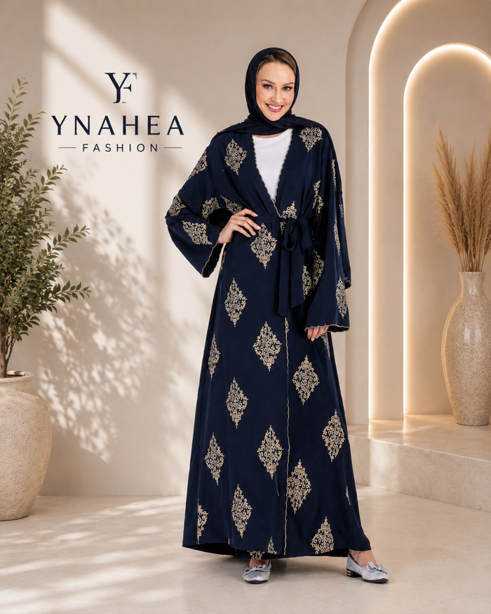 Embroidered Cardigan Robe