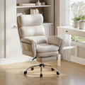 Ergonomic Executive Office Chair with Footrest