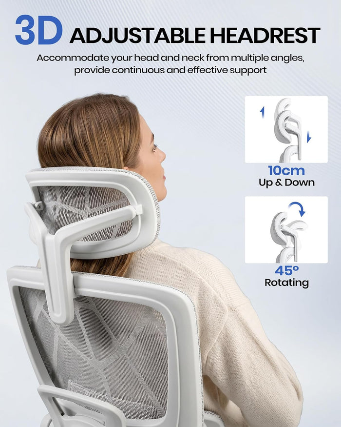 Ergonomic Mesh Office Chair with Lumbar Support
