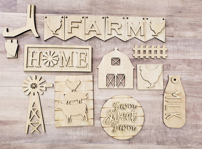 Farmhouse Tier Tray