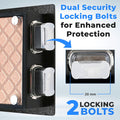 Fingerprint Safe 0.63 Cu Ft, Heavy-Duty Steel, Touchscreen, Black