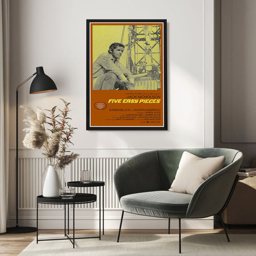 "Five Easy Pieces" (1970) Framed Movie Poster