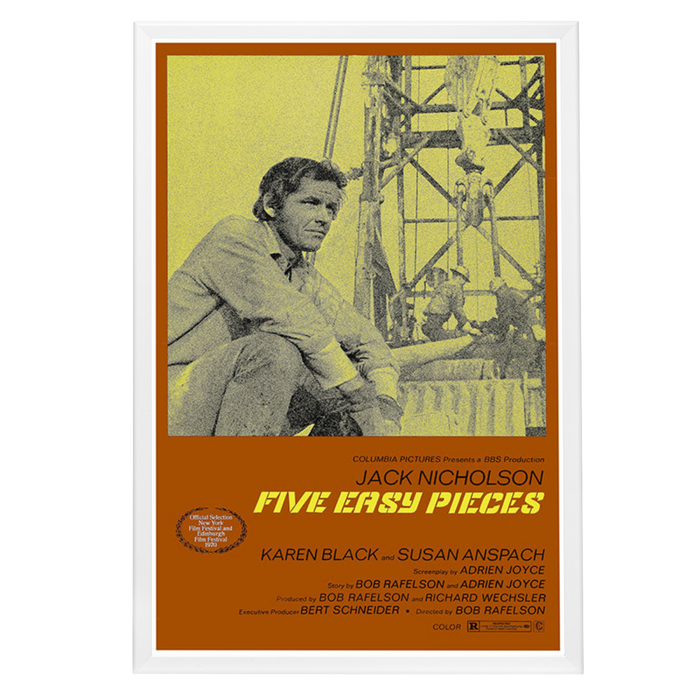 "Five Easy Pieces" (1970) Framed Movie Poster