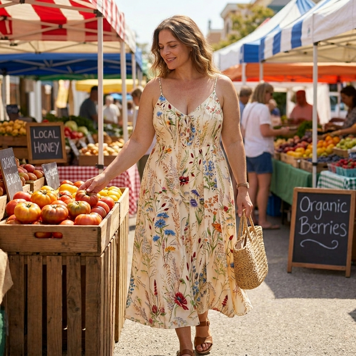 Floressa – Wildflower A Line Midi Sundress