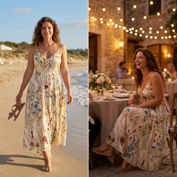 Floressa – Wildflower A Line Midi Sundress