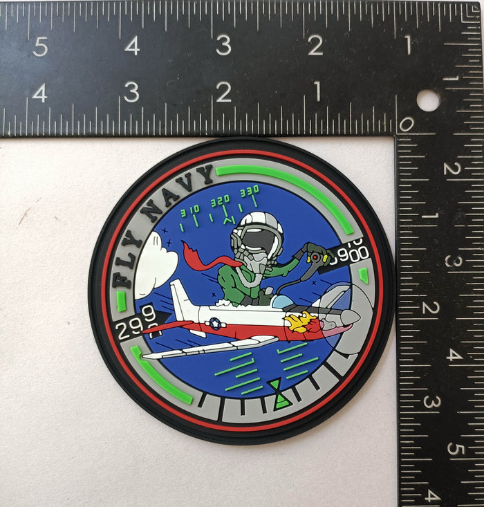 Fly Navy T-6 Texan II Pilot PVC Shoulder Patch