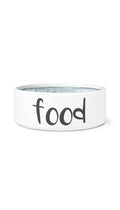 Food White Pet Bowl | Sarcastic Me