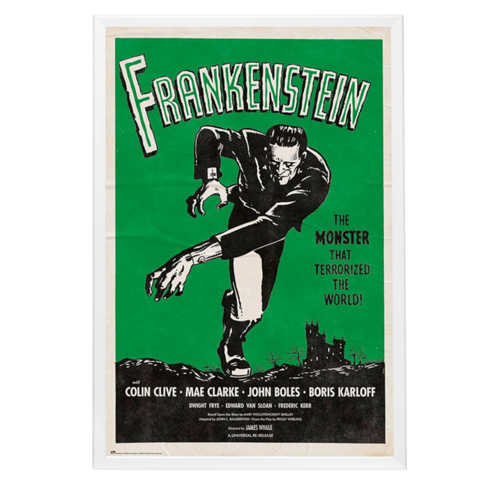 "Frankenstein" (1931) Framed Movie Poster