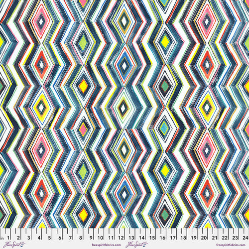 Free Spirit Fabrics: Flowerfields - Echoes Black
