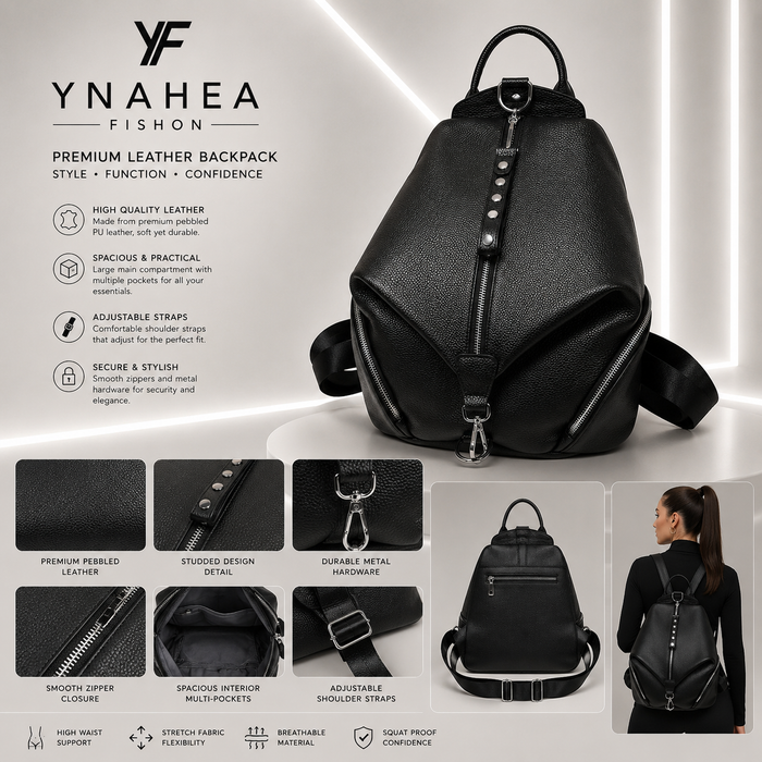 Geneva Women's Anti-Theft Leather Bag