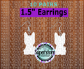 German shepherd - earrings size 1.5 inch - BULK PURCHASE 10pair