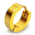 Gold Surgical Steel Huggie Surgical Steel / Gold Huggie