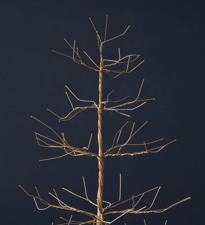 Gold Wire Christmas Tree