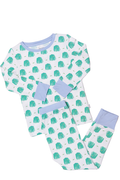 Golf Pajama 2 Piece Set - Blue
