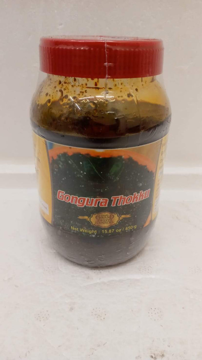 Grand Sweets & Snacks Gongura Thokku 450GM