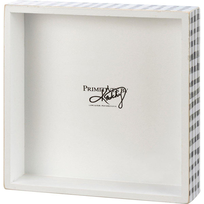 Grateful Hearts Gather Here - Box Sign
